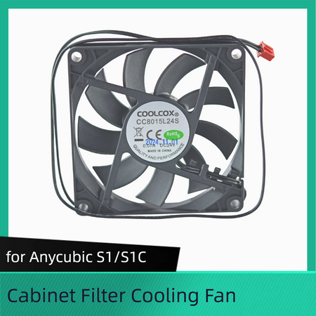 for Anycubic Kobra S1/S1 Combo Cabinet Filter Cooling Fan