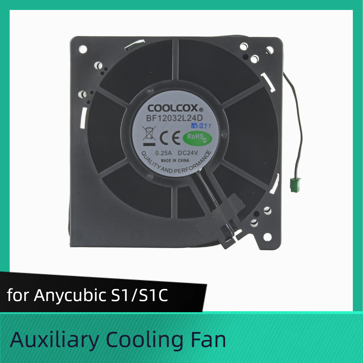 Anycubic Kobra S1/S1 Combo Auxiliary cooling Fan