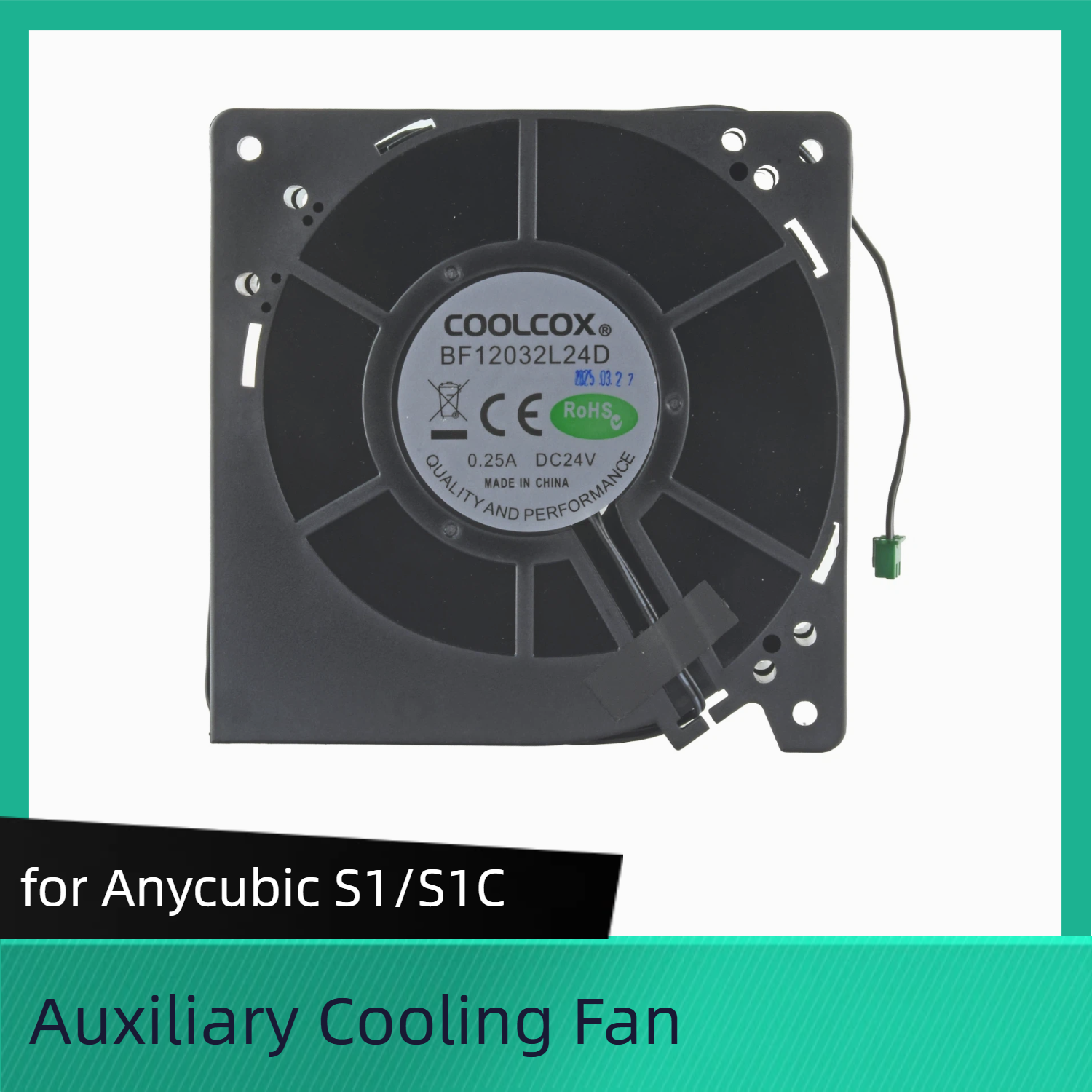 Anycubic Kobra S1/S1 Combo Auxiliary cooling Fan