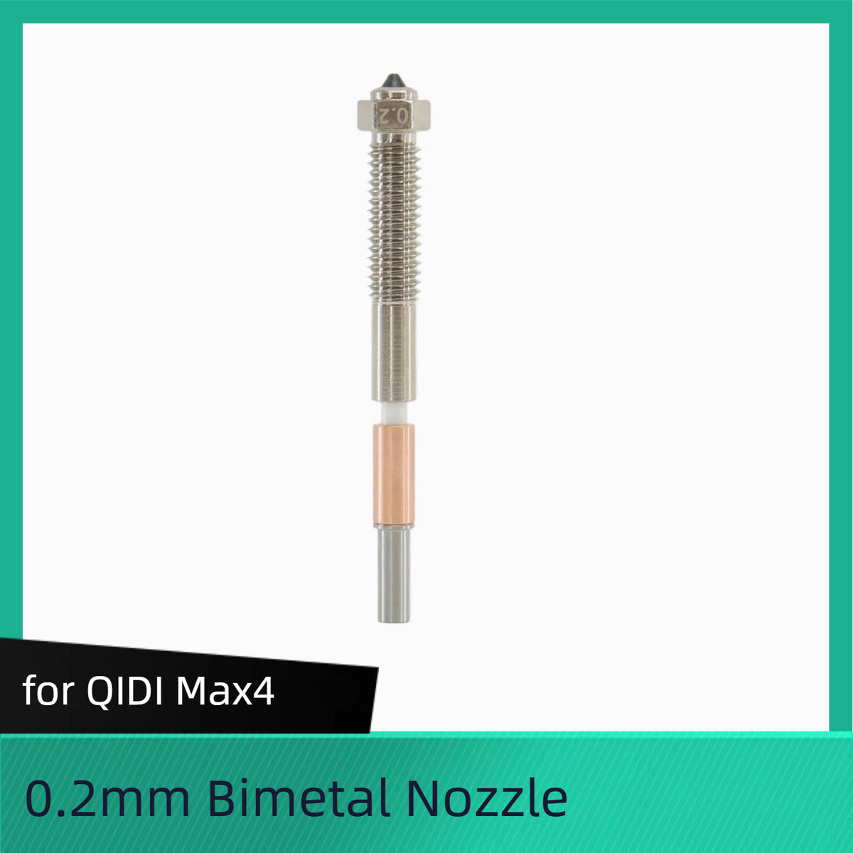 0.2MM for QIDI Max4 Bimetal Nozzles