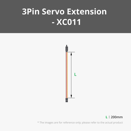 200mm Servo Extension Cable 3Pin for Bambu Lab