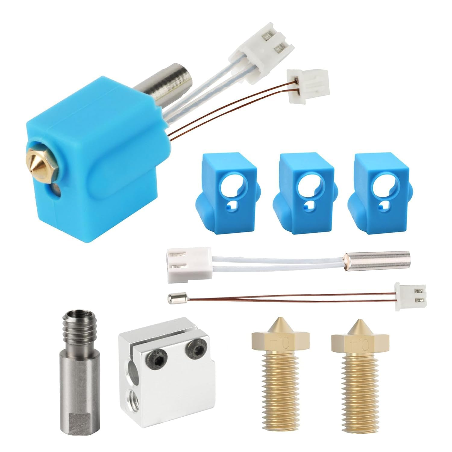 Hotend Kit 24V 64W Heating Tube Thermistor 0.4mm Nozzle 1.75mm For Artillery Sidewinder X1 X2 Print Head Hotend Kit

