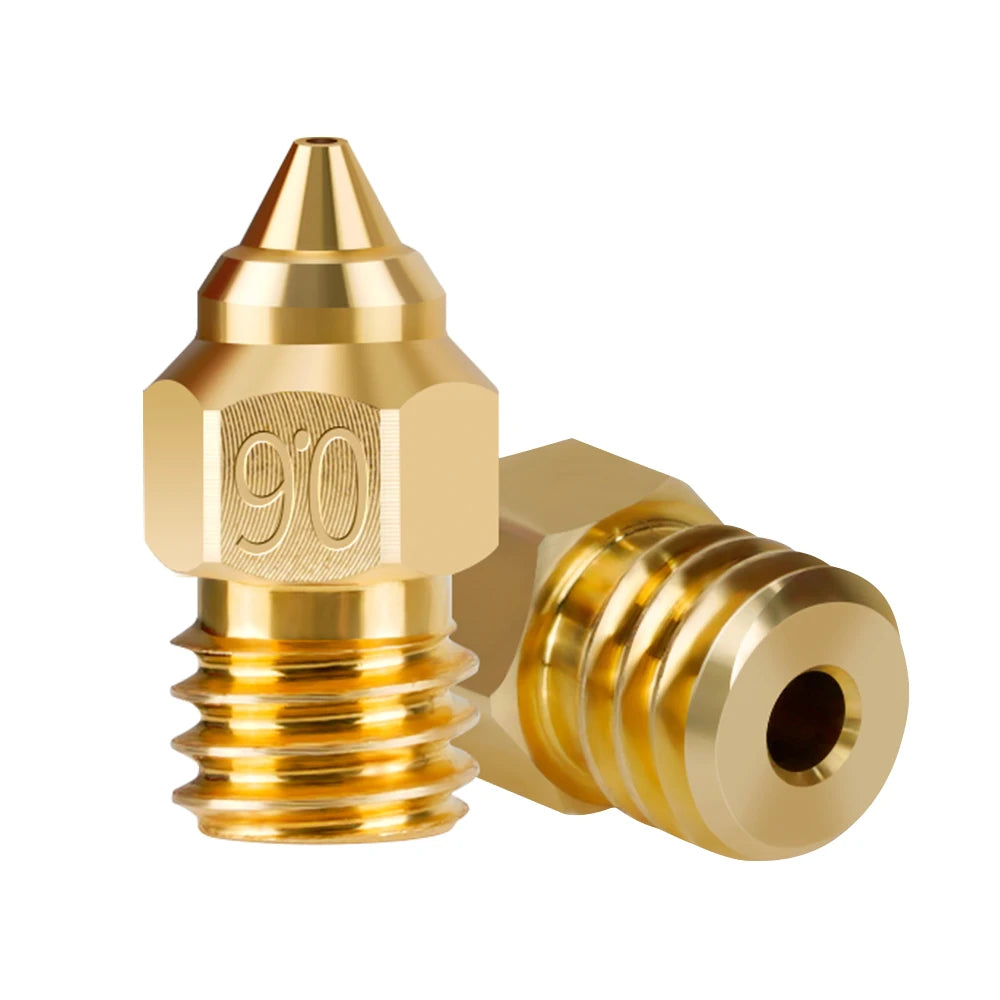 Plated Copper / Brass Nozzles For Ender 3 S1 / CR6 SE