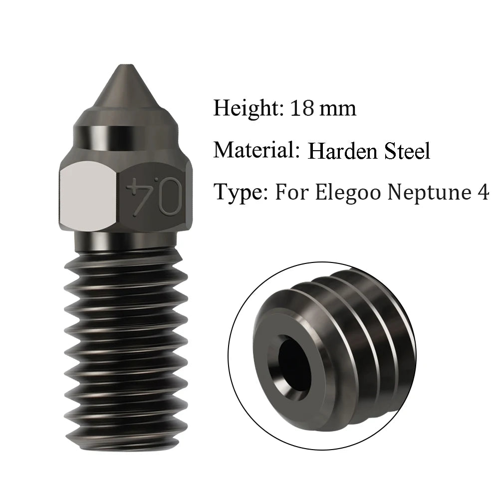 Hard Steel Nozzle Volcano Nozzle