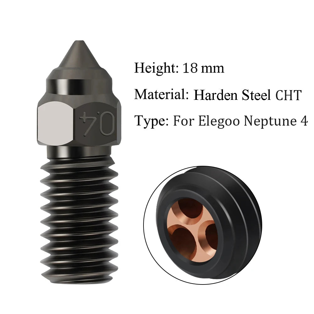 Hard Steel Nozzle Volcano Nozzle