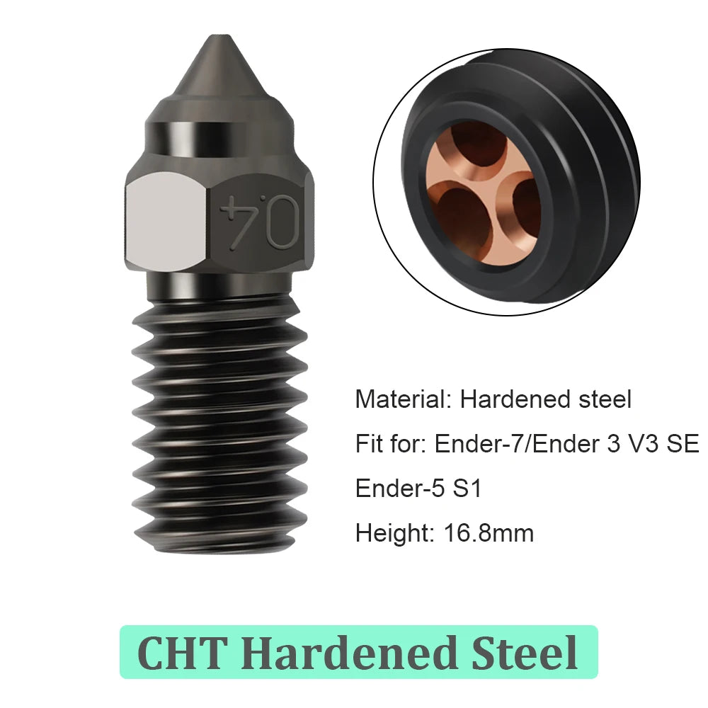 Hard Steel Nozzle Volcano Nozzle