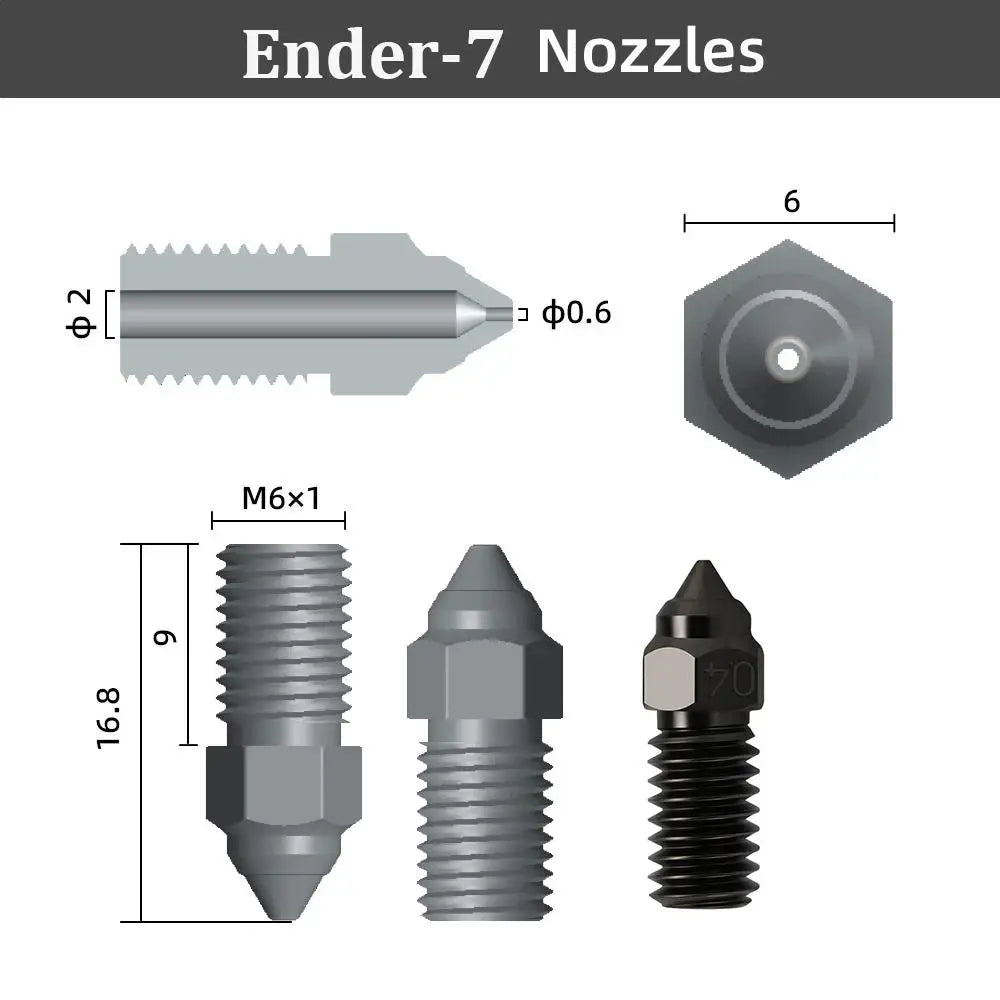 Hard Steel Nozzle Volcano Nozzle