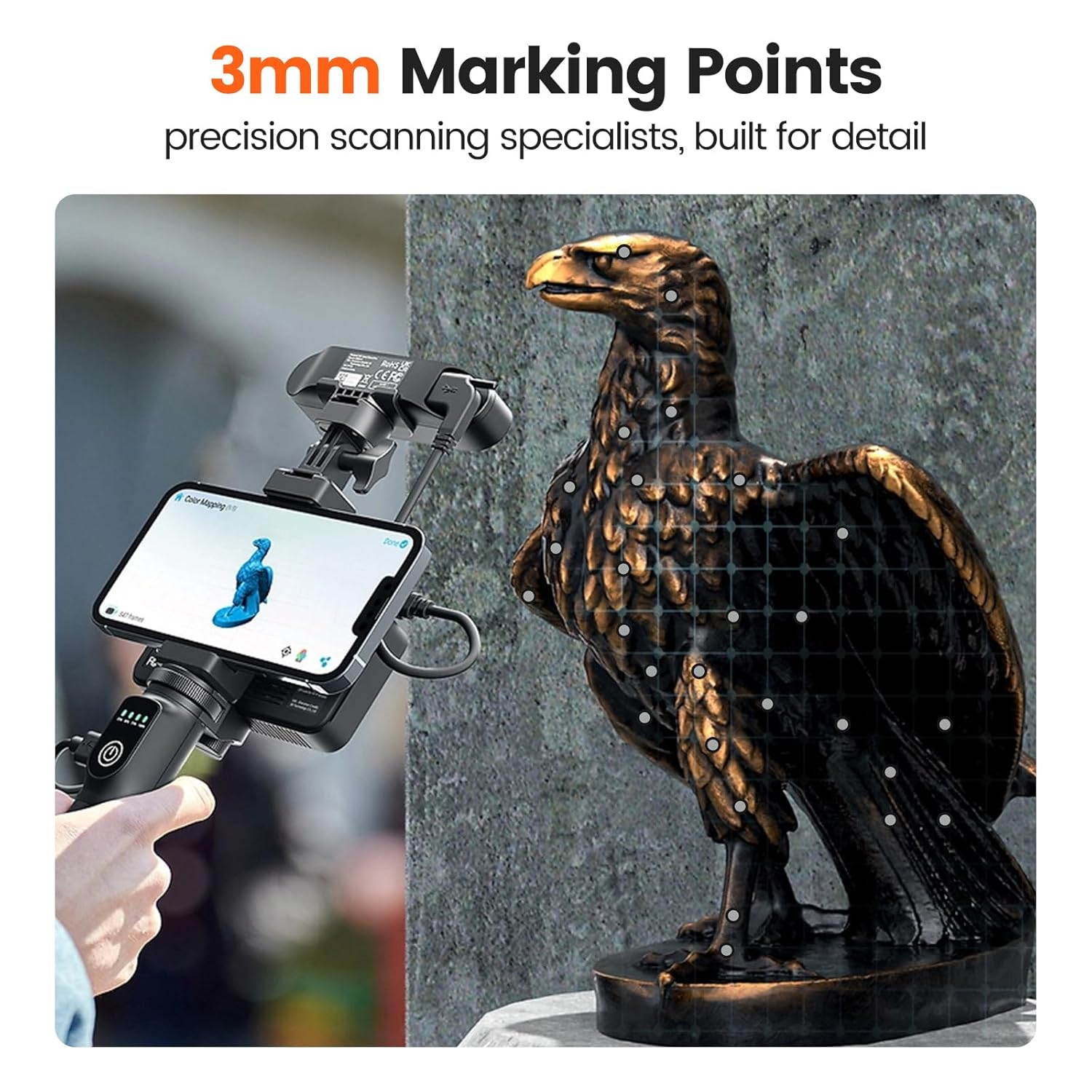 3D Scanning Marker Dot Stickers