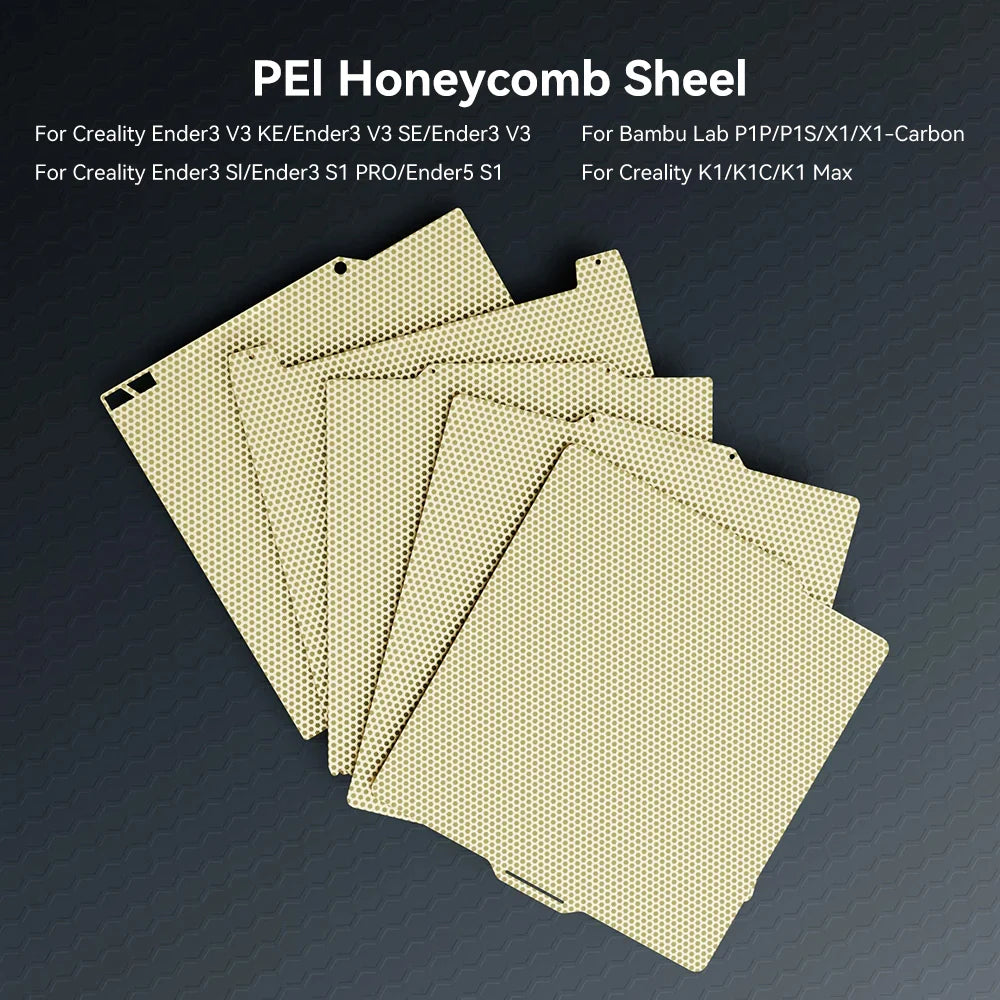 PEI Honeycomb Double Sided Build Plate