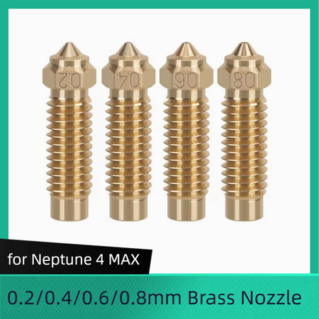 Brass Nozzle for Elegoo Neptune 4 MAX