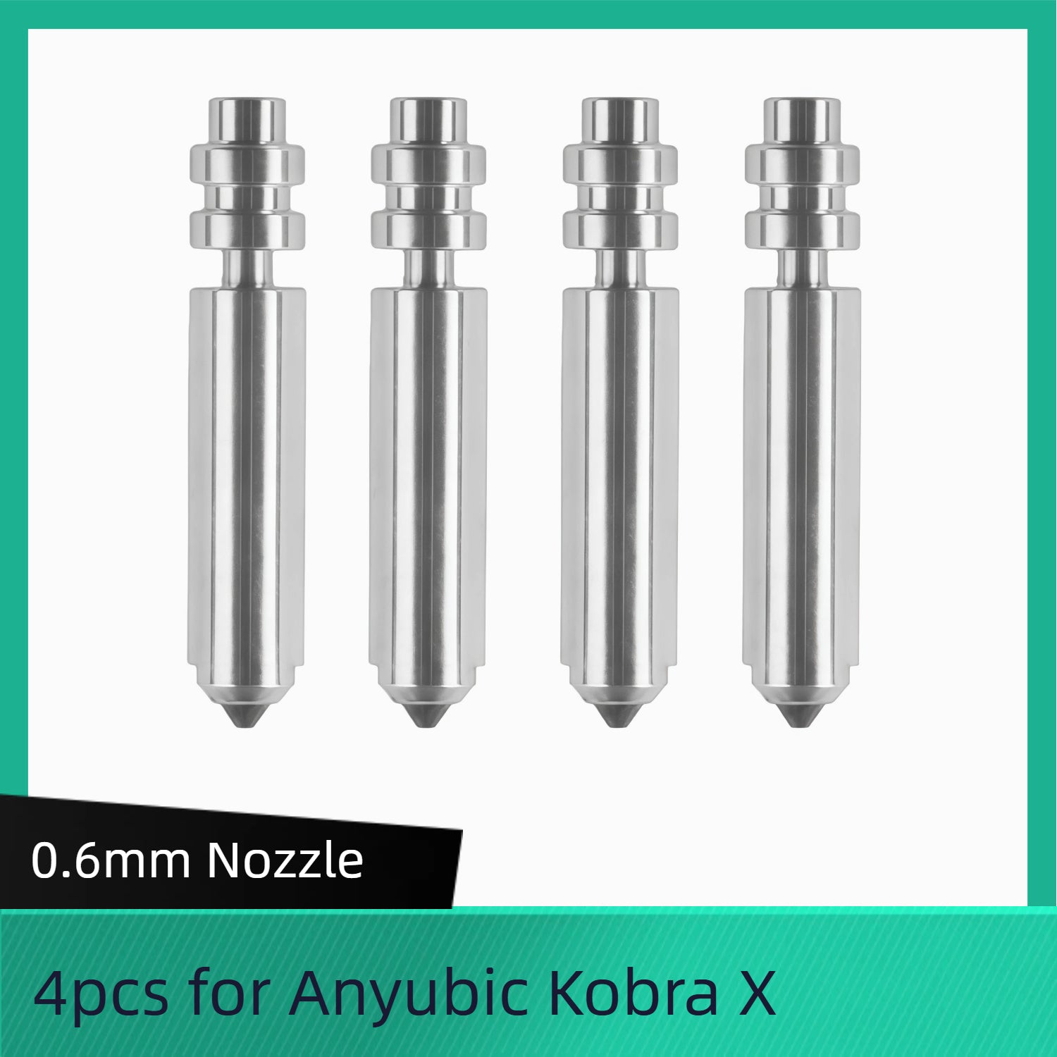 4pcs_Kobra_X_Series_0.6mm_Nozzle
