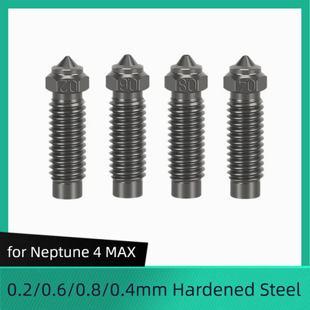 0.2mm Hardened Steel  Nozzle for Elegoo Neptune 4 MAX