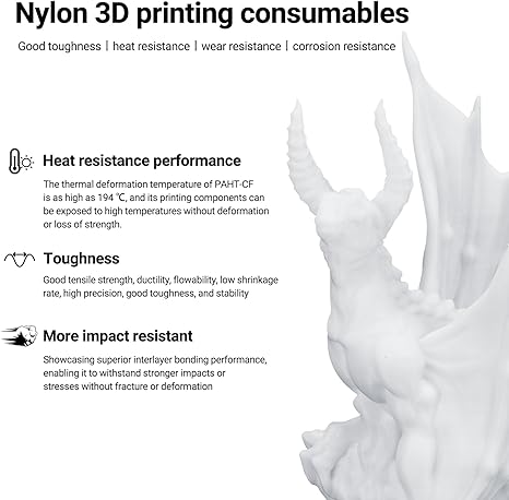 Nylon PA6 Filament, White Success