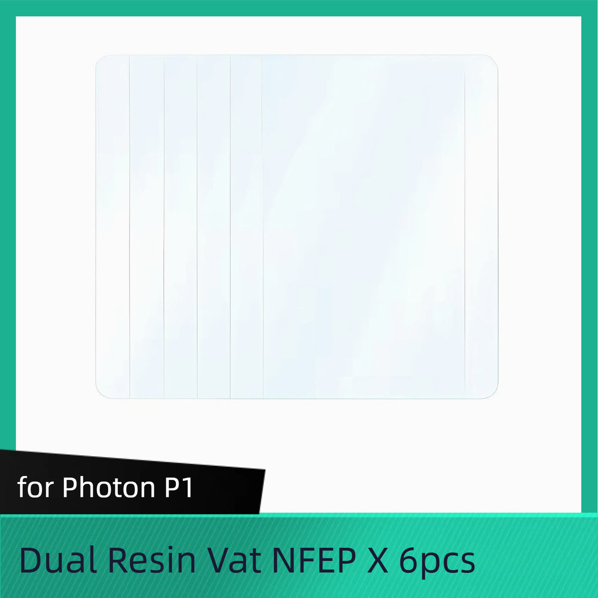 6pcs Dual Resin Vat NFEP for Anycubic Photon P1