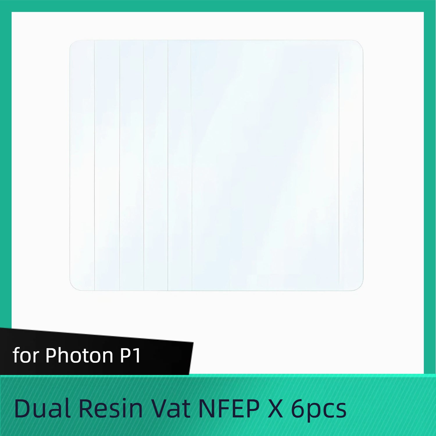 6pcs Dual Resin Vat NFEP for Anycubic Photon P1