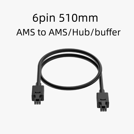 Bambu Lab H2D X1C P1S  6pin Data Cable AMS HUB  Upgrade Kits
