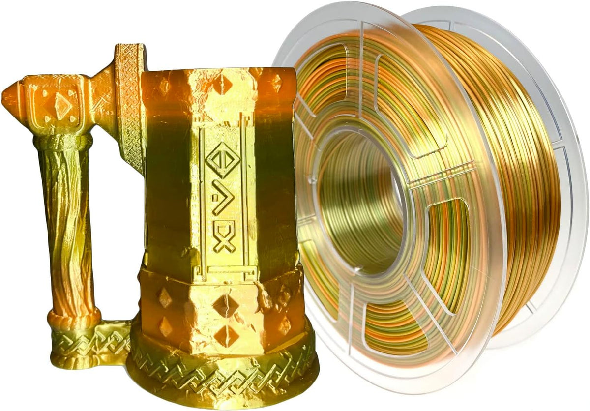 Multicolor Gold / Bronze / Copper Silk PLA