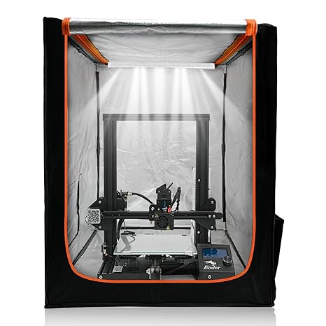 3D Printer Enclosure with LED Lighting