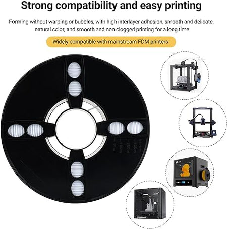 Nylon PA6 Filament, White Success