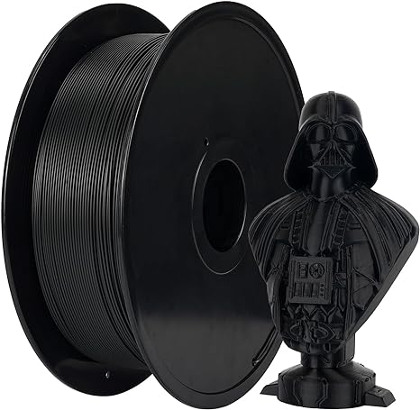 PLA Filament, 2KG Spool(4.4lbs), Black