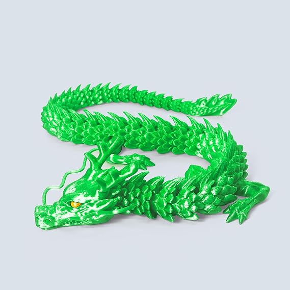3D Printed Articulated Dragons with STL Files Download – P3D