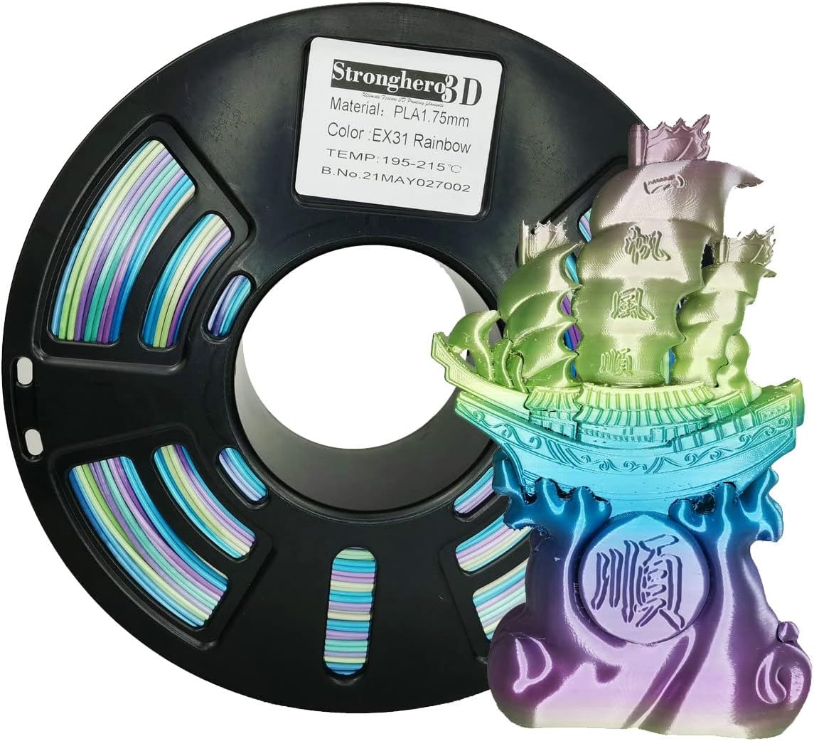 Purple, Green, Blue Multicolor Filament