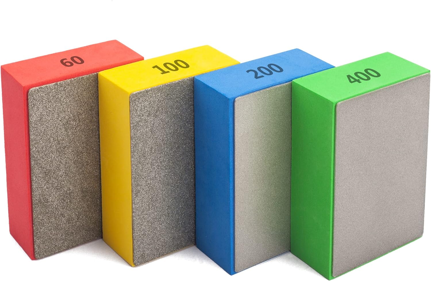 100 Grit Diamond Hand Polishing Pad – Electroplated Sanding Block For Stone, Tile, Glass