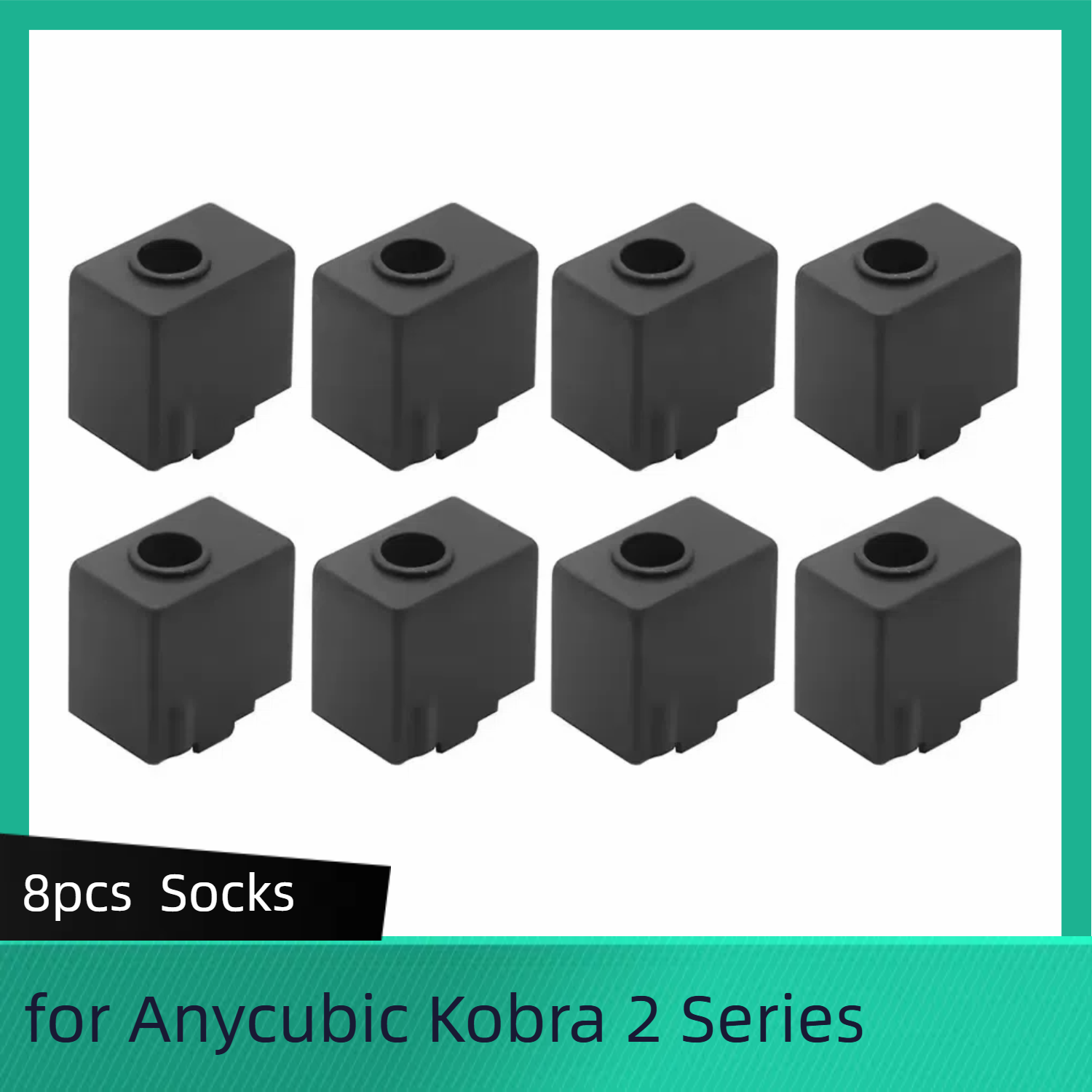 For Anycubic Kobra  2 Series Heater Block Cover Heating Silicone Sock
