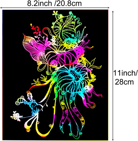 10pcs_A4_Scratch_Paper_for_mixcolors