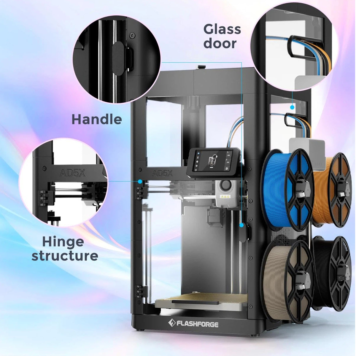 FLASHFORGE_AD5X_3D_Printer_Enclosure_Kit