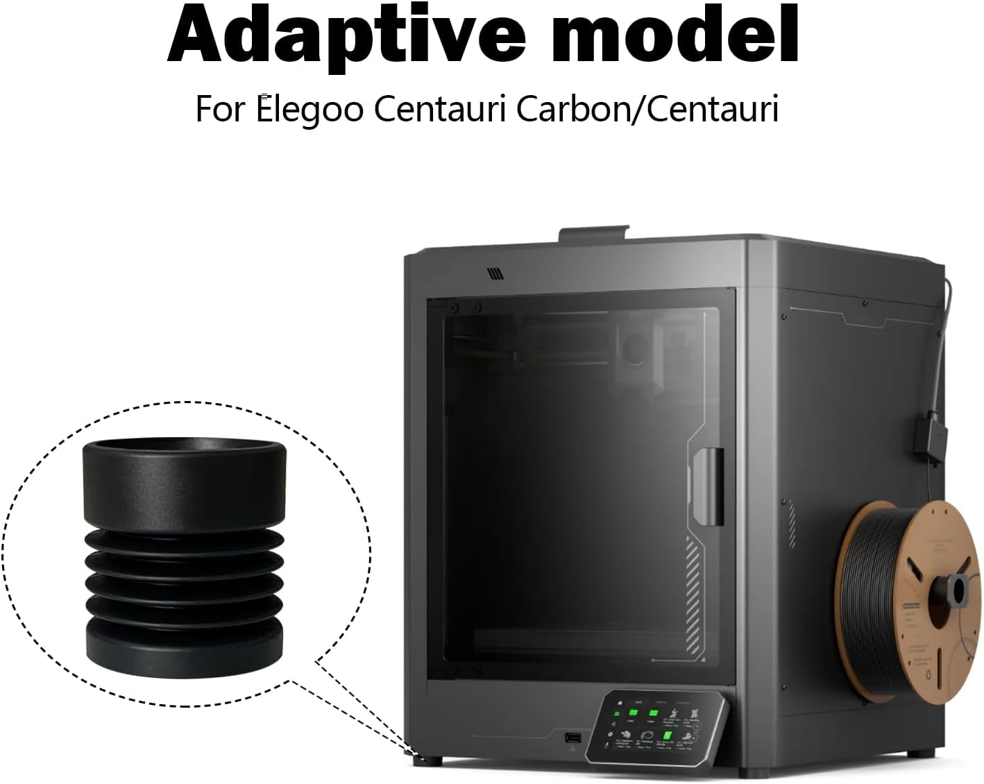 Anti-Vibration Feet / Nozzle Brushes for Centauri Carbon for Elegoo