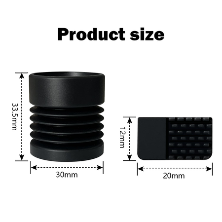 Anti-Vibration Feet / Nozzle Brushes for Centauri Carbon for Elegoo
