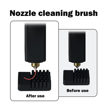 Anti-Vibration Feet / Nozzle Brushes for Centauri Carbon for Elegoo