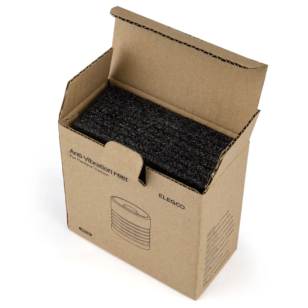 Anti-Vibration Feet / Nozzle Brushes for Centauri Carbon for Elegoo