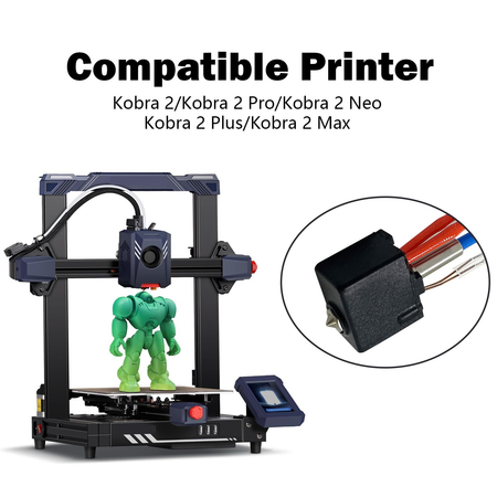 For Anycubic Kobra  2 Series Heater Block Cover Heating Silicone Sock