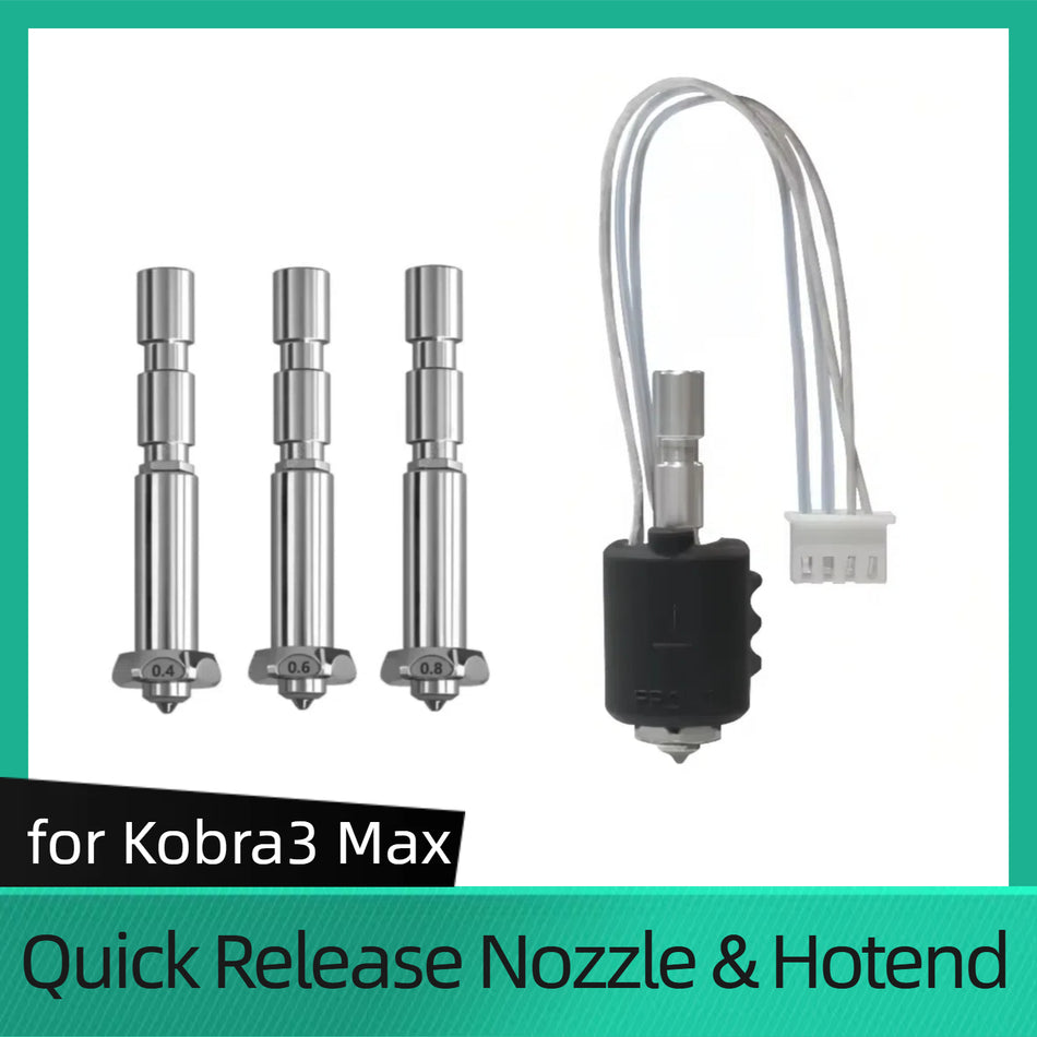 1Pc Anycubic Replacement Quick Release 0.4mm Nozzle for Kobra 3 Max
