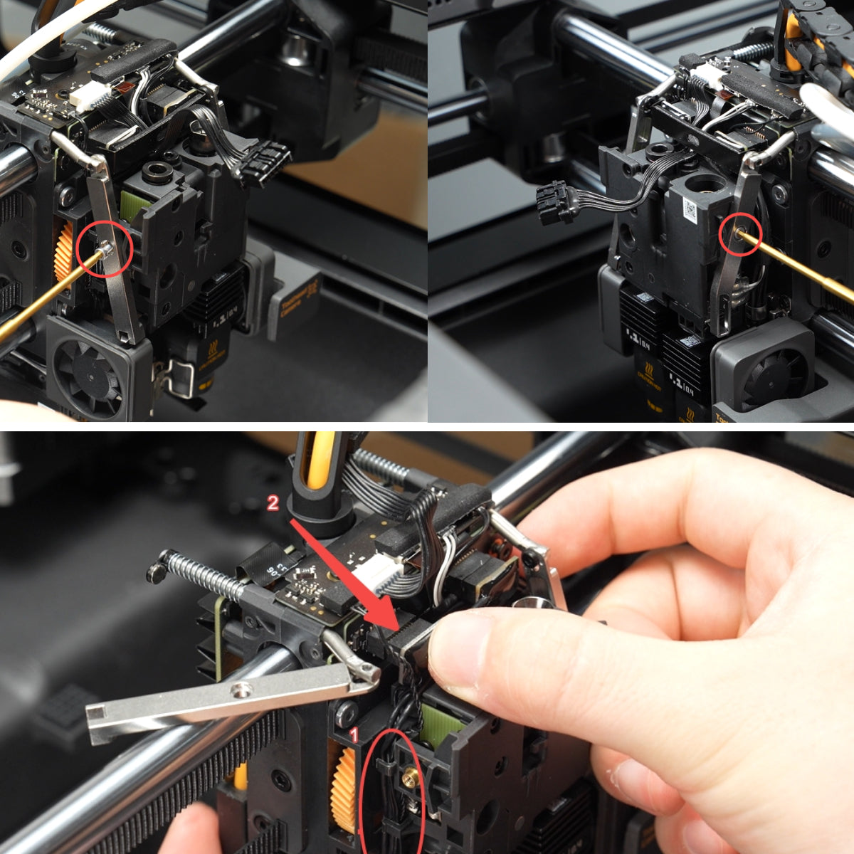 Auxiliary Hotend Heating Assembly - Right /Left - X2D for Bambu