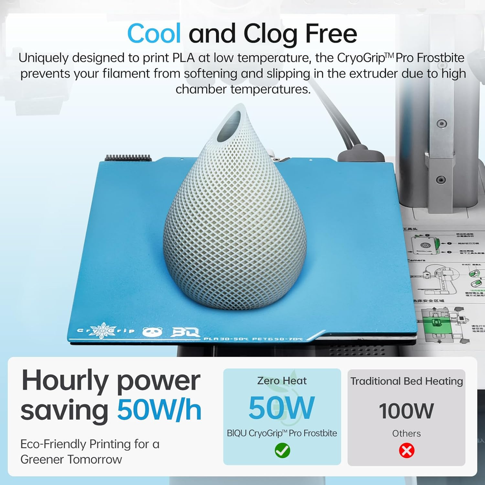 BIQU CryoGrip Pro Frostbite Panda Cold Build Plate