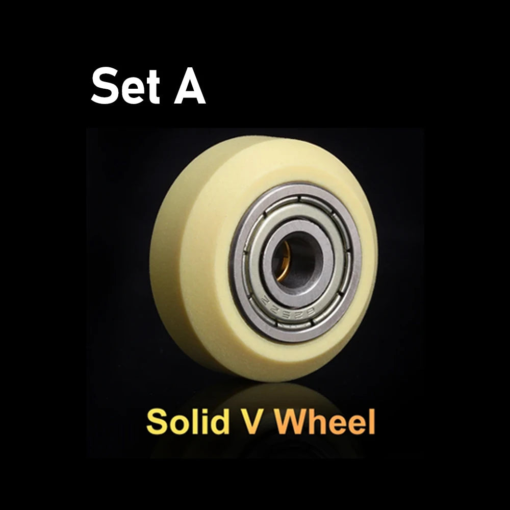 Reinforced V-SLOT Solid V Wheels Info