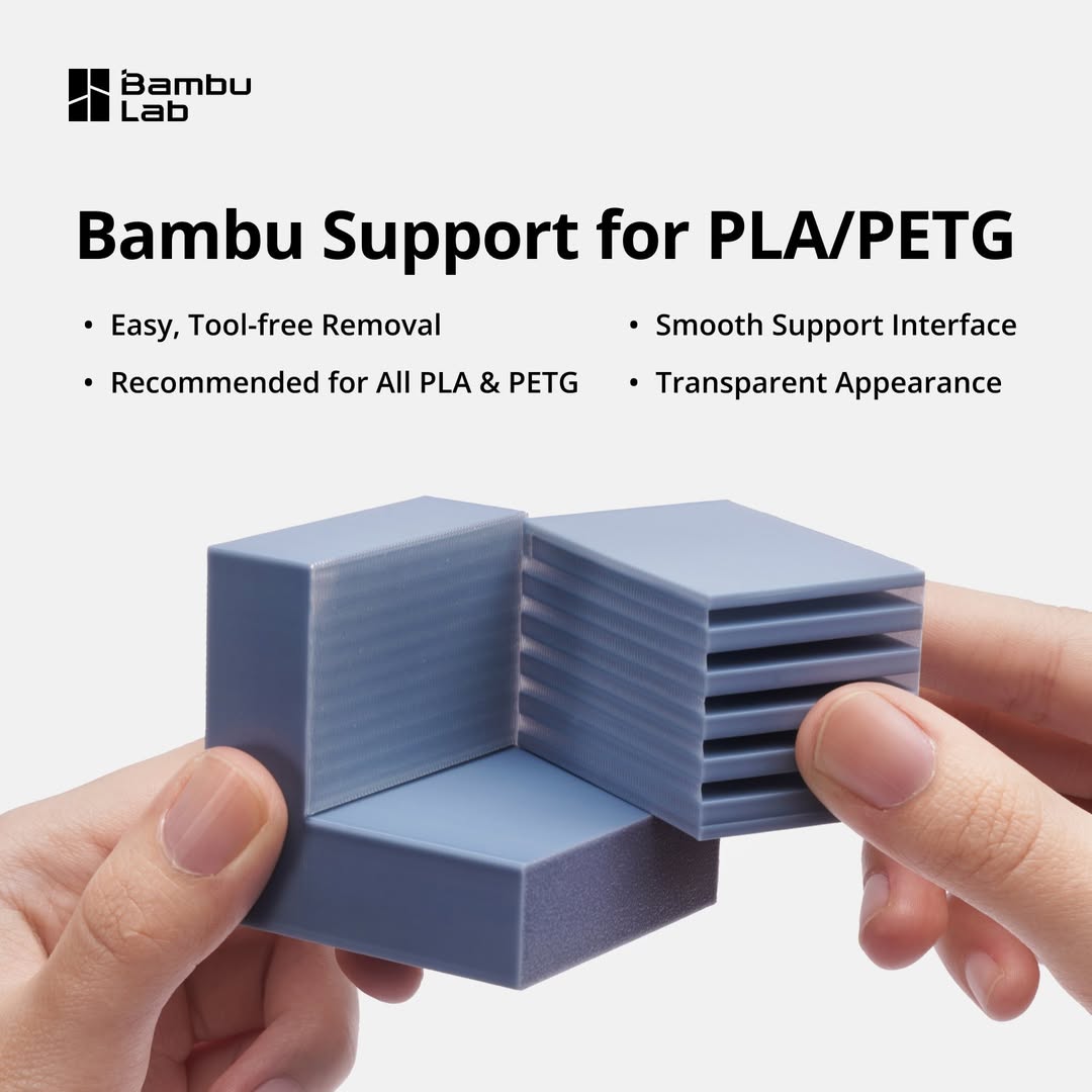 Bambu Lab Support for PLA PETG