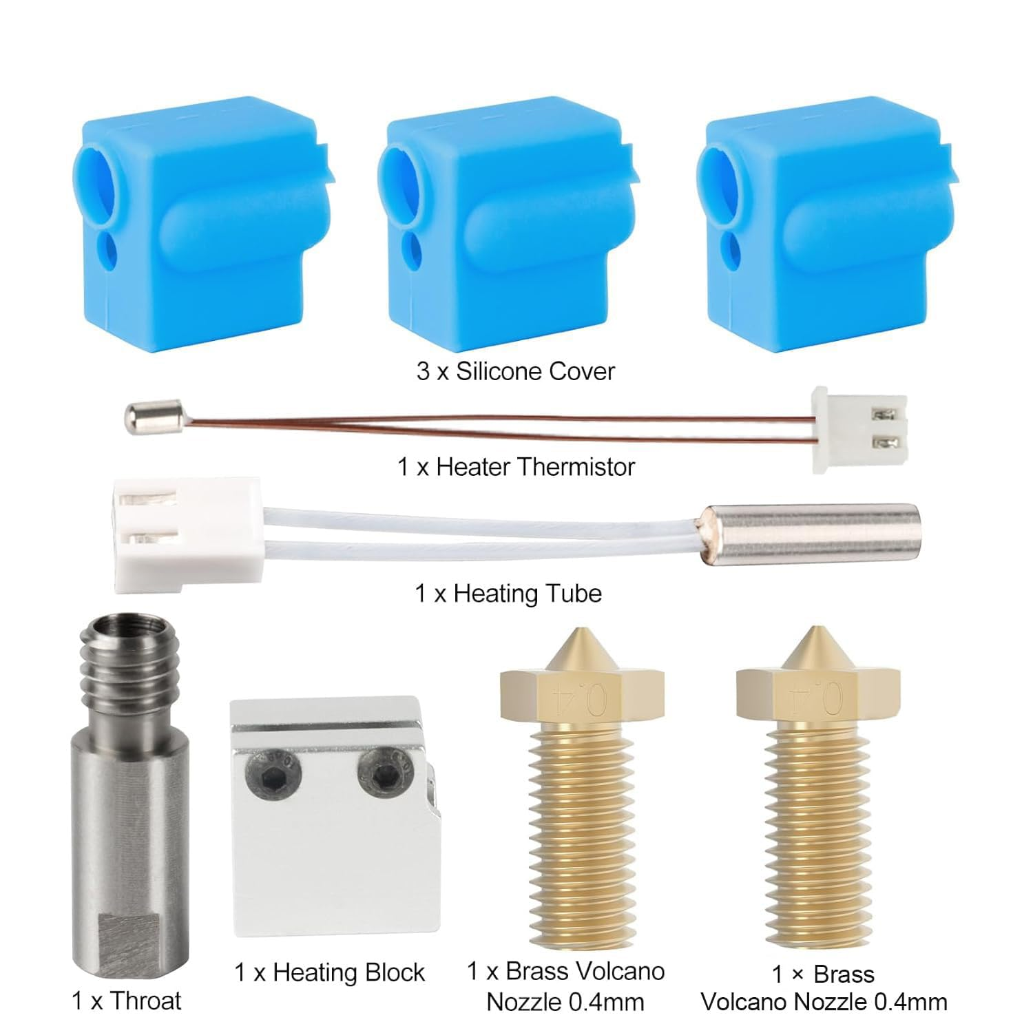 Hotend Kit 24V 64W Heating Tube Thermistor 0.4mm Nozzle 1.75mm For Artillery Sidewinder X1 X2 Print Head Hotend Kit

