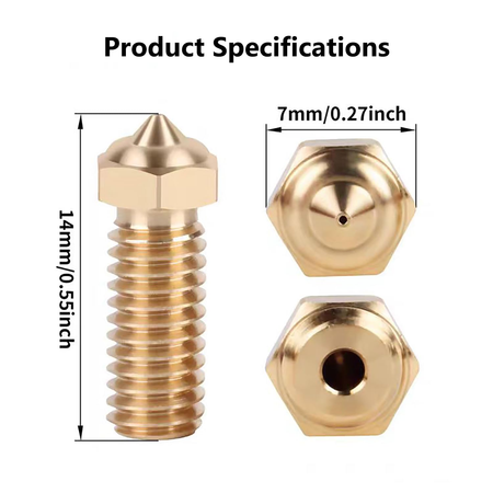 For QIDI Q1 Pro / X PLUS 3 / MAX 3 / SMART 3 Nozzle