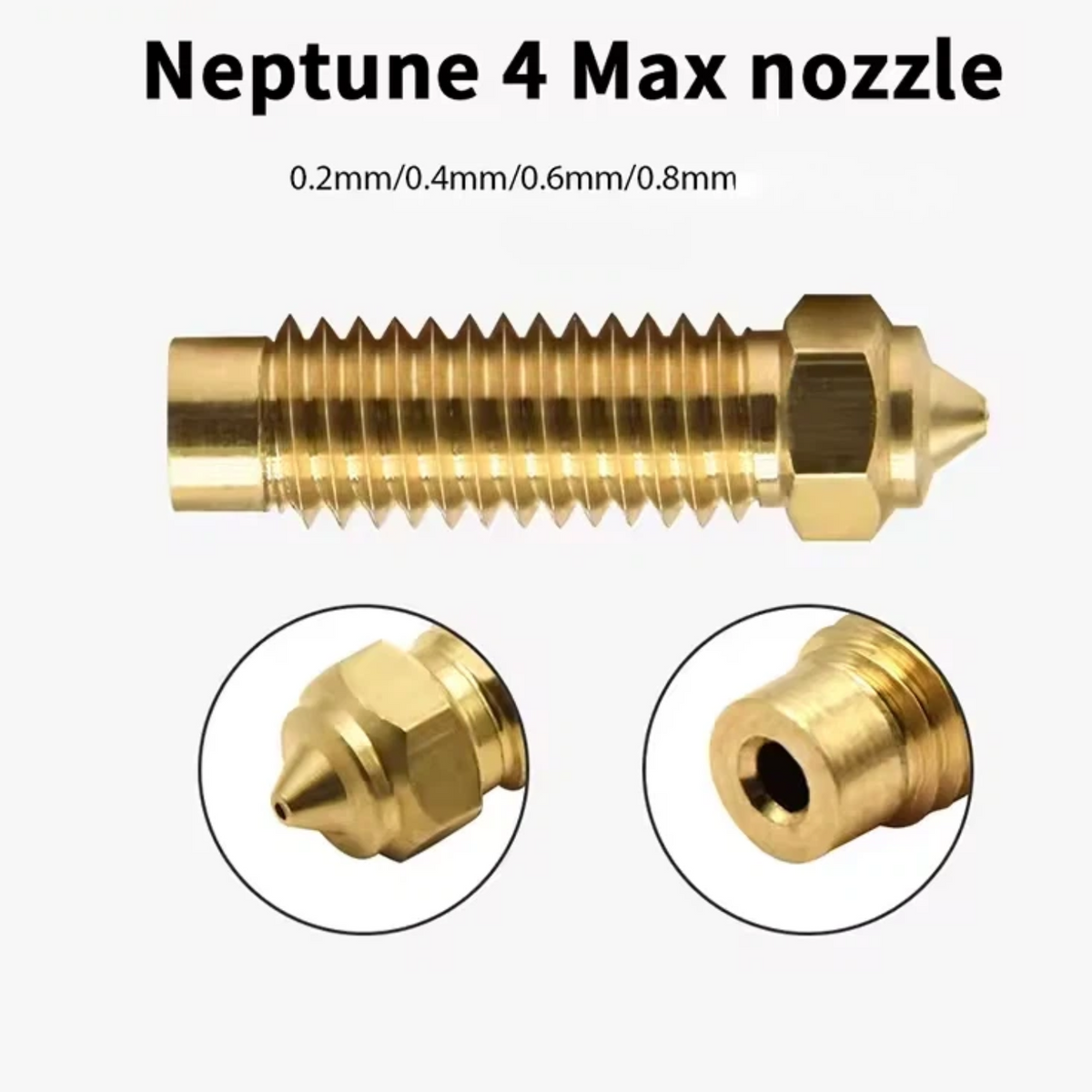 Brass Nozzle for Elegoo Neptune 4 MAX