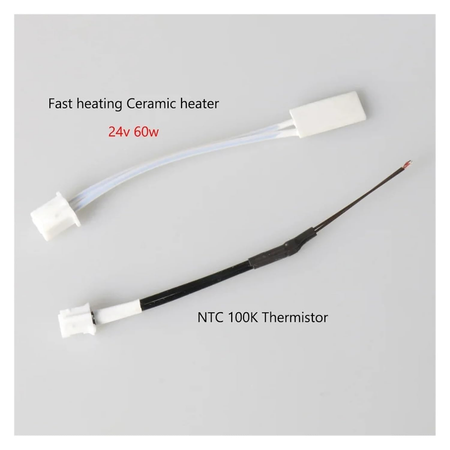 Ceramic Heating Tube Thermistor for Anycubic Kobra 3 Hotend Upgrade   Heating Kits