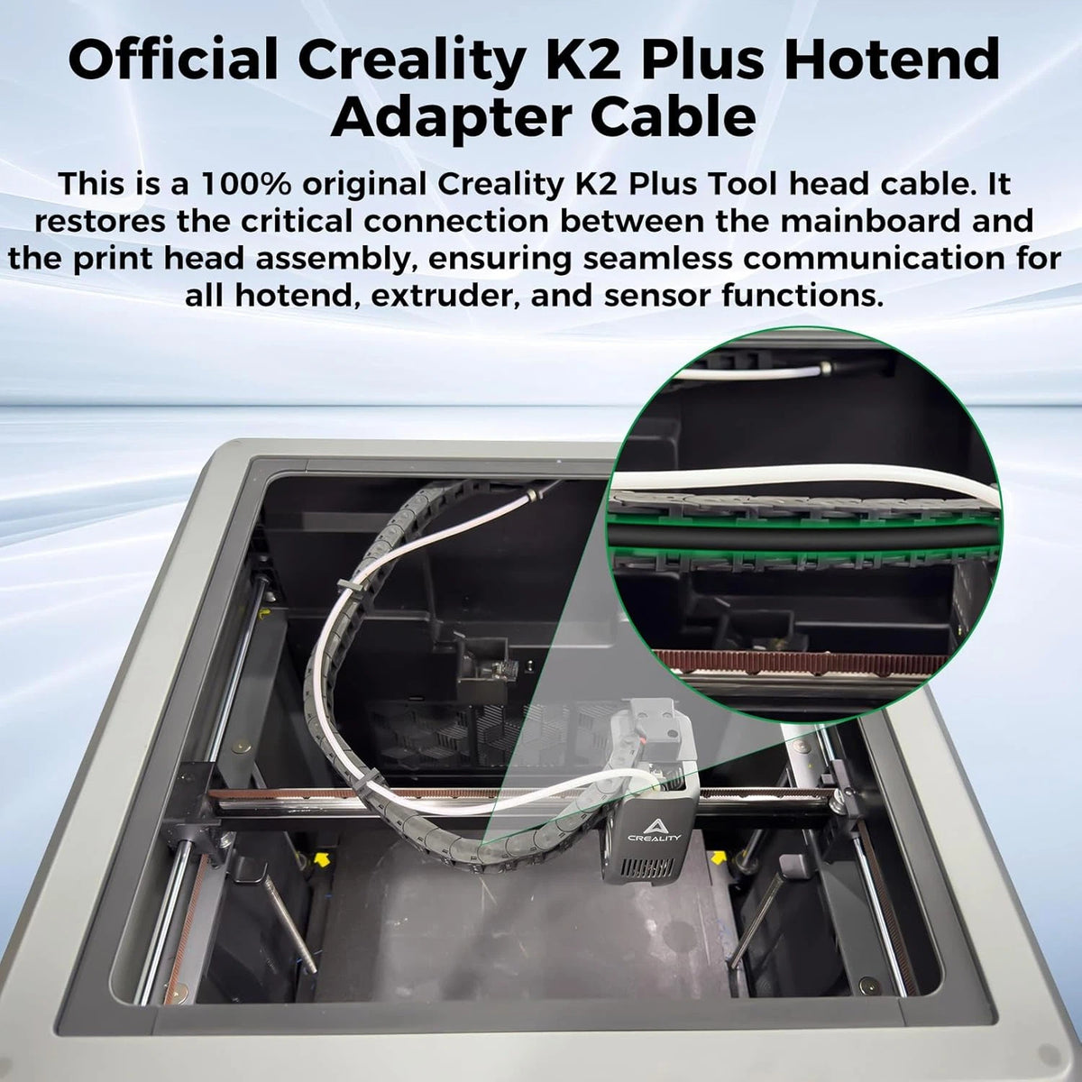for Creality Official K2 Plus Printhead Connection Cable