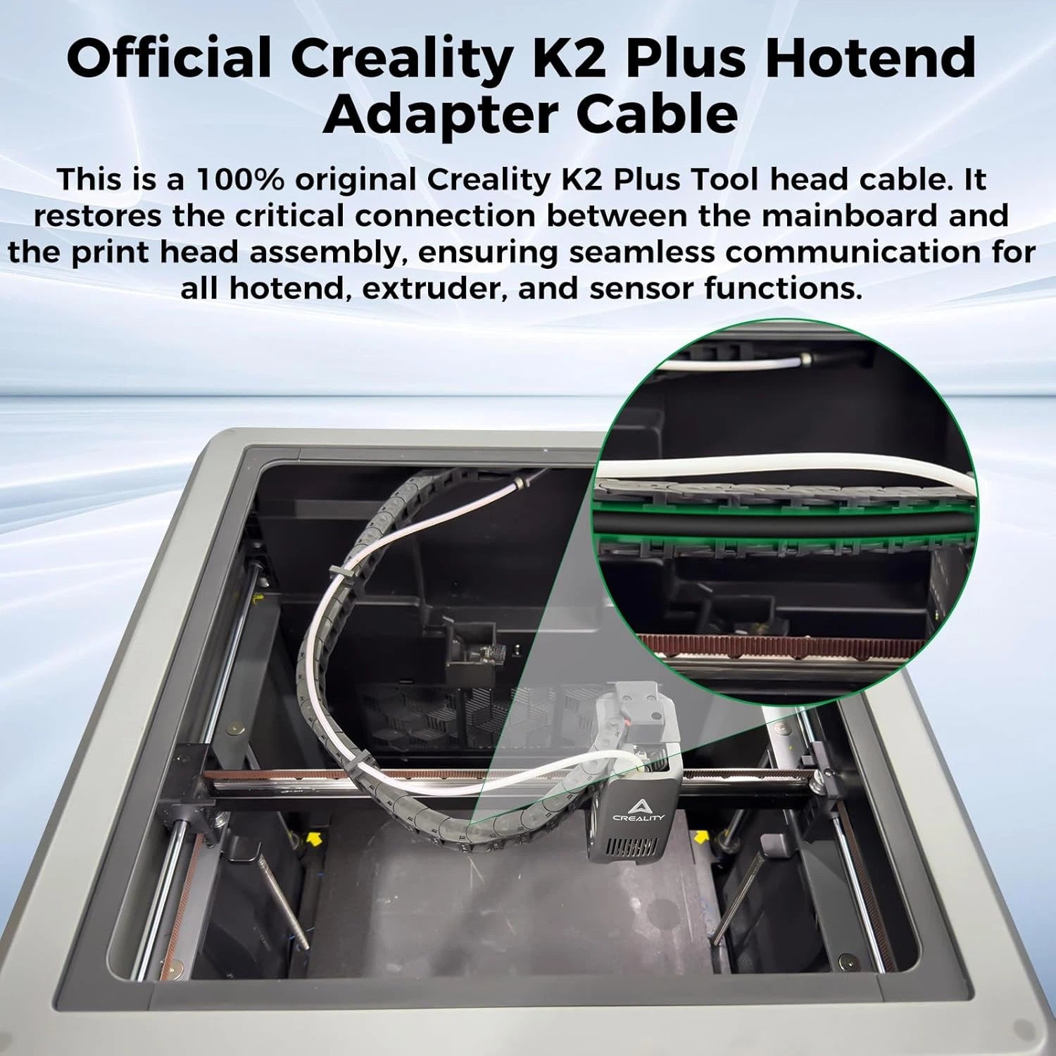 for Creality Official K2 Plus Printhead Connection Cable