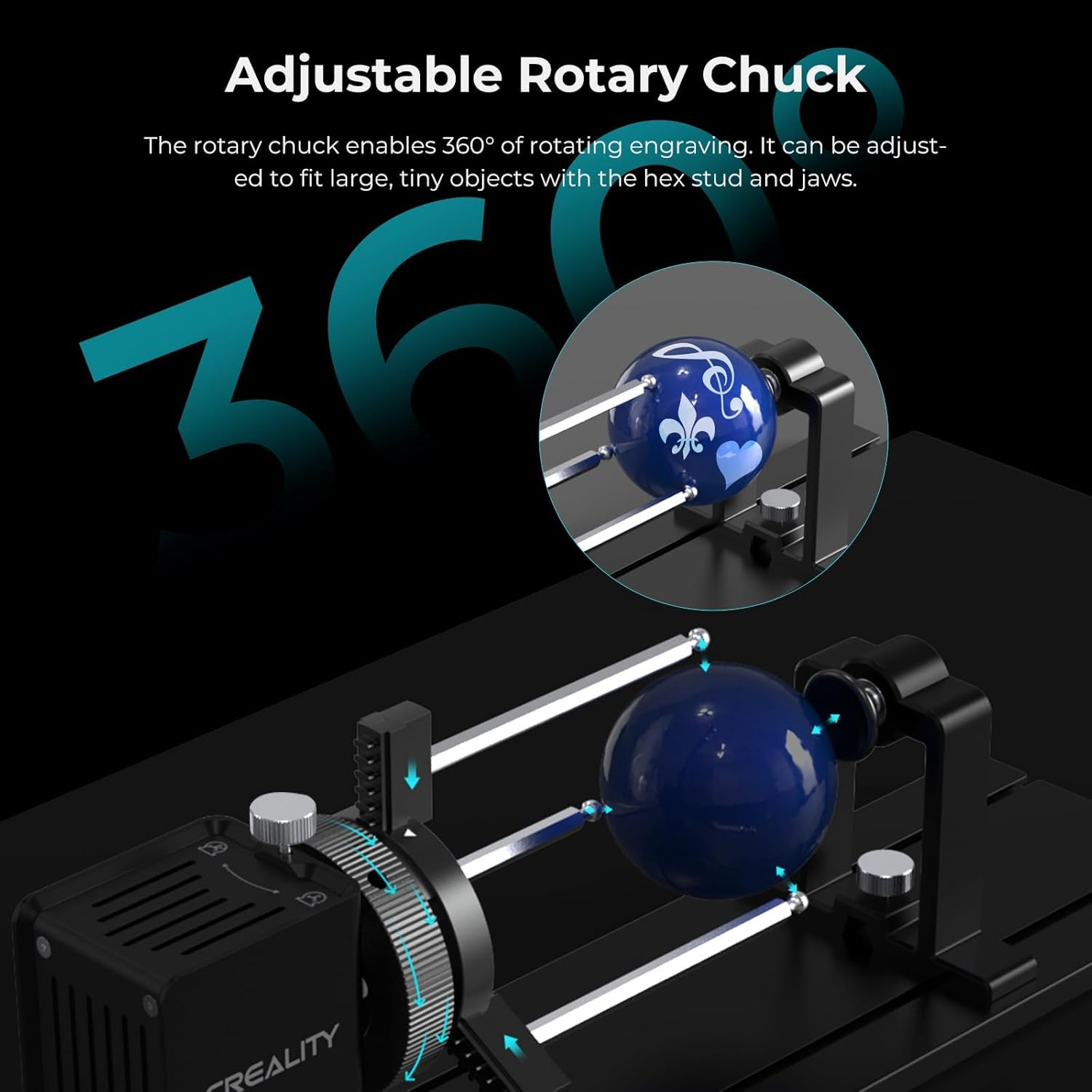 for Creality Rotary Kit Pro Upgrade Laser Engraving Machine