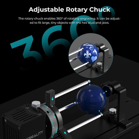 for Creality Rotary Kit Pro Upgrade Laser Engraving Machine