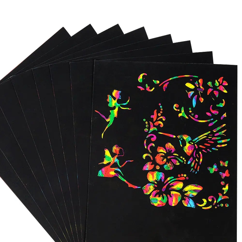 Normal Scratch Paper Rainbow Scratch Paper – P3D