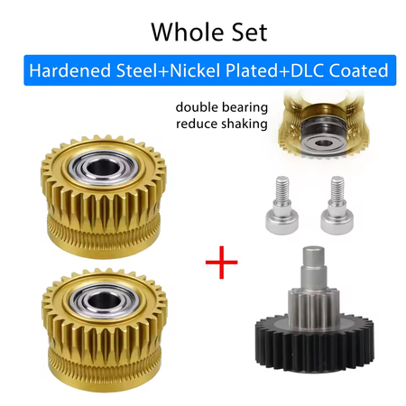 Drive Extruder Bearing Gear Upgrade Kits for Creality for K1 / K1 Max / K1C